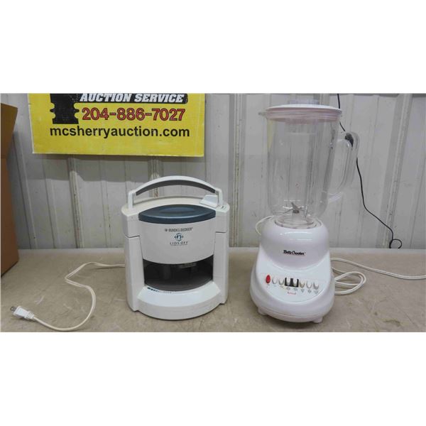 Betty Crocker Blender, Black and Decker Lids off Automatic Jar Opener 