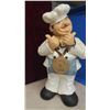 Image 9 : 4 Piece Canister Set , 4 Wine Glasses, Chef Figure 