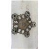 Image 3 : 3 Vintage Light Fixtures, 2 Ceiling Mount Approx. 17'' Across , Hanging 