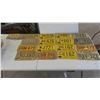 Image 1 : 17 Manitoba License Plates , Includes 1 Texas Plate
