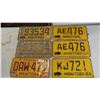 Image 3 : 17 Manitoba License Plates , Includes 1 Texas Plate