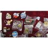 Image 2 : Pin Back Buttons , Blue Jay Stickers, Key Chains, Quaker State Bottle Opener, Plus