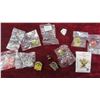 Image 3 : Pin Back Buttons , Blue Jay Stickers, Key Chains, Quaker State Bottle Opener, Plus