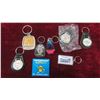 Image 7 : Pin Back Buttons , Blue Jay Stickers, Key Chains, Quaker State Bottle Opener, Plus