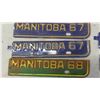 Image 8 : (13) License Plates : Manitoba 1952, 1964, 1969 , Minnesota 1947, 1958 & Others