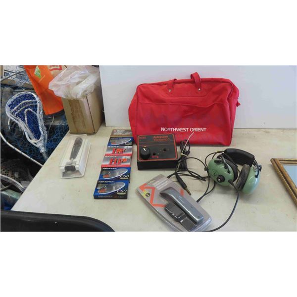 Troller Autopulse Headphones , New Old Stock Cassette Tapes, Gundig 