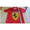 Image 2 : Ferrari Jersey Size XL , Flag 55'' x 36'' 
