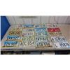 Image 1 : 20 American License Plates 1950s-90s : Texas, North Dakota, Minnesota, 