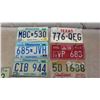 Image 3 : 20 American License Plates 1950s-90s : Texas, North Dakota, Minnesota, 