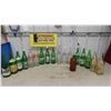 Image 1 : (17) 750ML/1L Pop Bottles , 7 Have Paper Labels, 1 Javex 32oz Bottle 