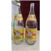Image 2 : (17) 750ML/1L Pop Bottles , 7 Have Paper Labels, 1 Javex 32oz Bottle 