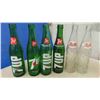 Image 8 : (24) 6.5 Fl. Oz.  Coke Bottles , (31) Pop Bottles : 7UP, Orange Crush, Pepsi,