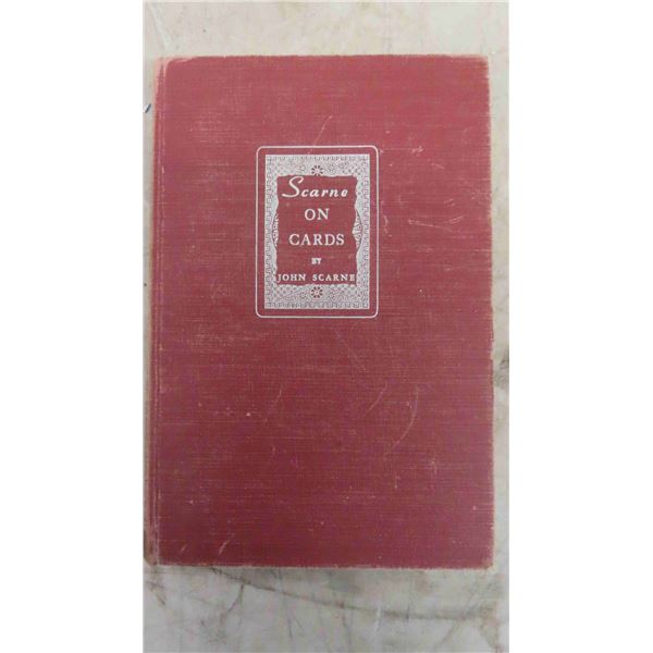 1949 First Edition Scarne on Cards by John Scarne 75 Illustrations and Sections on
