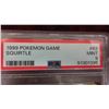 Image 2 : Graded 1999 Pokemon Game Squirtle 
