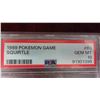 Image 2 : Graded 1999 Pokemon Game Squirtle 