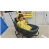 Image 9 : Vintage Doll Stroller, 1940s Era Porcelain Doll with 'Germany 996' on Back 