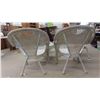 Image 2 : 4 Piece Wicker Patio Set