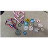 Image 8 : Vintage Photos , Mug Full of Pennies, Shower Rings , Fan, Buttons, Plus