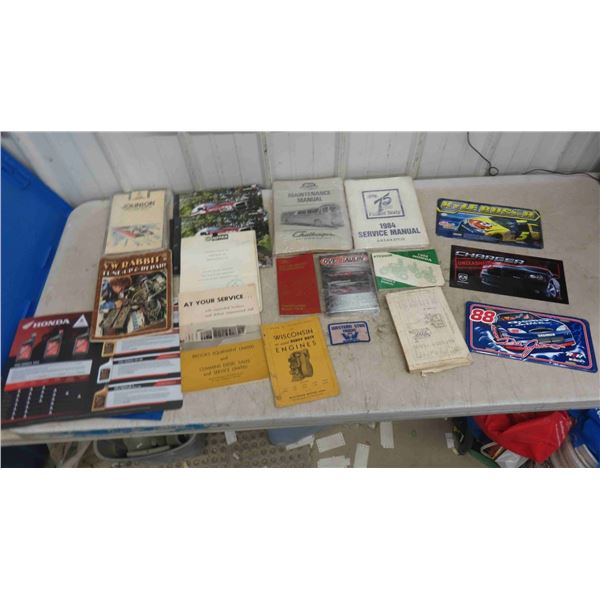 Manuals : Johnson Outboard, VW Rabbit, Challenger Bus, Fisher Body, Plus