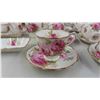 Image 10 : 85 Pieces of Royal Albert American Beauty: Dinner Plates, Bread and Butter Plates, 