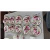 Image 8 : 85 Pieces of Royal Albert American Beauty: Dinner Plates, Bread and Butter Plates, 