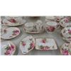 Image 9 : 85 Pieces of Royal Albert American Beauty: Dinner Plates, Bread and Butter Plates, 