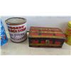 Image 3 : Vintage Tins : Rogers, Blue Bird, Lipton, Macdonalds, Millbank