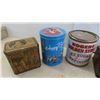 Image 4 : Vintage Tins : Rogers, Blue Bird, Lipton, Macdonalds, Millbank