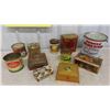Image 1 : 11 Vintage Tins : Empress, Honey, Plus