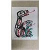 Image 1 : Ben Houstie Original Aboriginal Art 'Mother Frog' 11'' x 14'' 