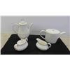 Image 1 : 5 Pieces Royal Doultan Adrien Pattern : Cream , Sugar , Teapot , Royal Doultan