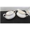 Image 3 : 5 Pieces Royal Doultan Adrien Pattern : Cream , Sugar , Teapot , Royal Doultan