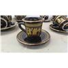 Image 9 : Hand Made 24k KE Greece 12 Cups and Saucers 