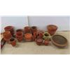 Image 1 : Clay Pots of Various Sizes, Saucers