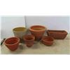 Image 1 : 6 Various Sized Clay Pots
