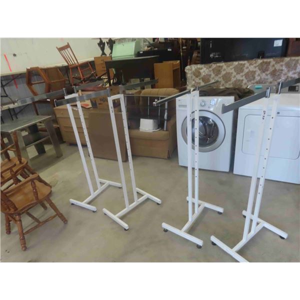 4 Metal Adjustable Store Racks