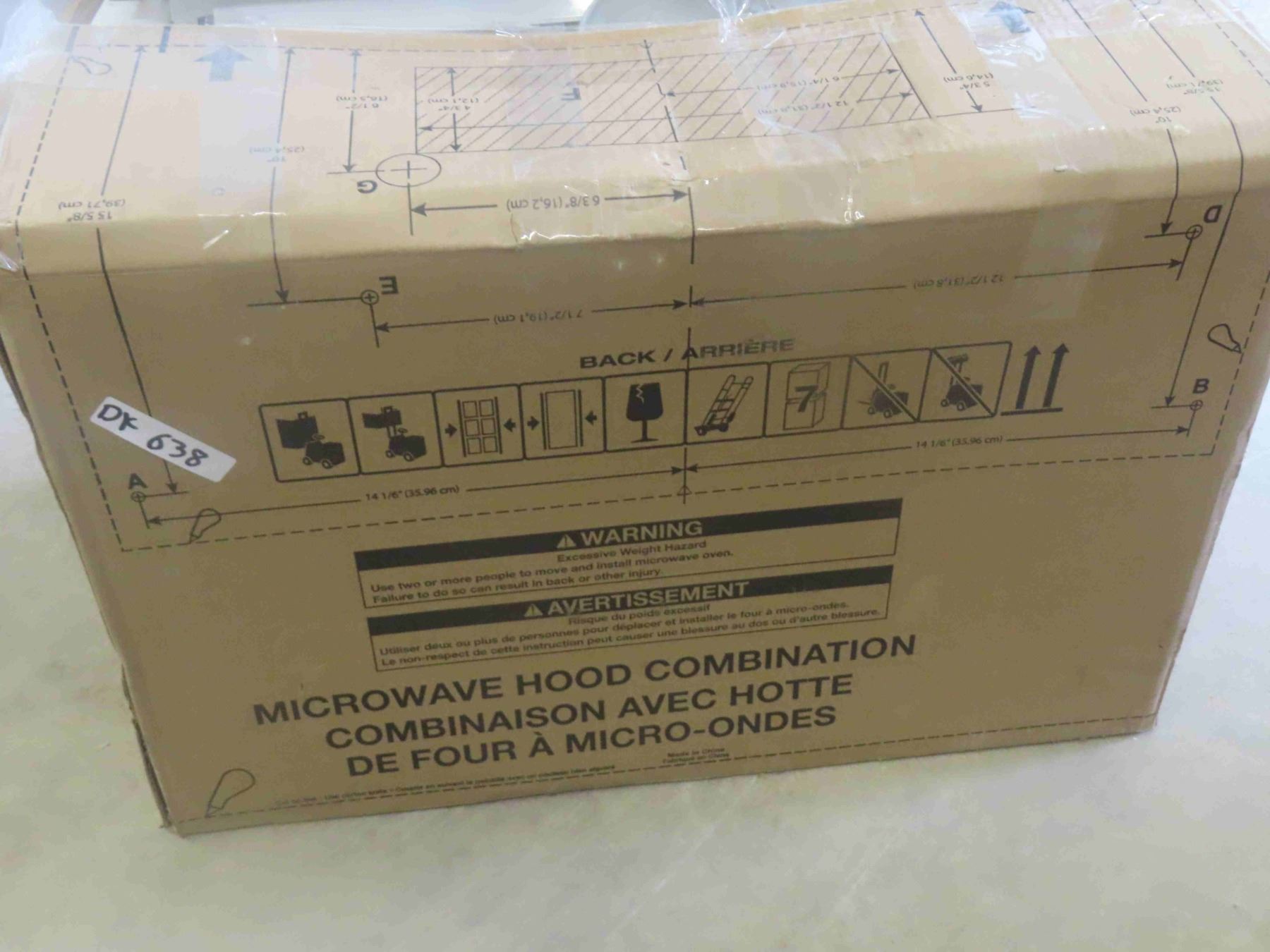 Microhood New in Box Whirlpool Microwave Range/Hood Combination