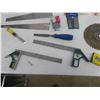 Image 5 : Wood Clamp, Tape Measure, New Circular Blade, Squares, Chisels