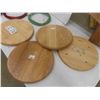 Image 2 : 4 Rolls of Single Wire , Wood Discs 13'' Diameter