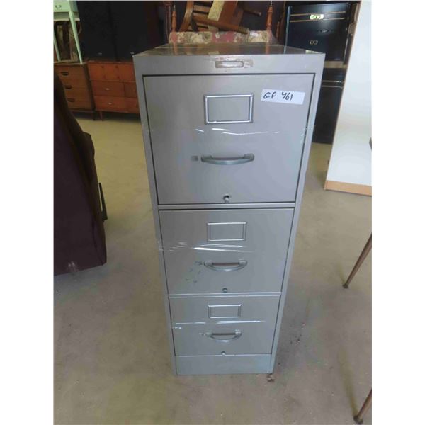 3 Drawer Metal Filing Cabinet 42'' x 28'' x 15''