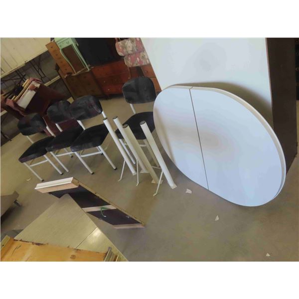 Kitchen Table  30'' x 48'' x 36'' , 11 1/2'' Leaf, 4 Chairs 