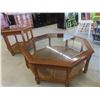 Image 5 : 3 Piece Coffee Table Set: Coffee Table 14 1/2'' x 38'' Across , End Table