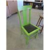 Image 2 : Wood Stool , Painted Dining Room Chair 