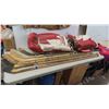 Image 1 : Goalie Pads, 5 Hockey Sticks, Montreal Canadian Scarfs