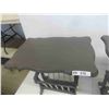 Image 3 : 2 Painted Stands/Magazine Racks 24'' x 24'' x 14'' 