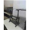 Image 4 : 2 Painted Stands/Magazine Racks 24'' x 24'' x 14'' 