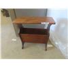 Image 1 : Walnut Magazine Stand 22'' x 22'' x 10'' 
