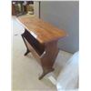 Image 2 : Walnut Magazine Stand 22'' x 22'' x 10'' 