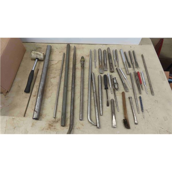Chisels, Punches, Pry Bars, Breaker Bar