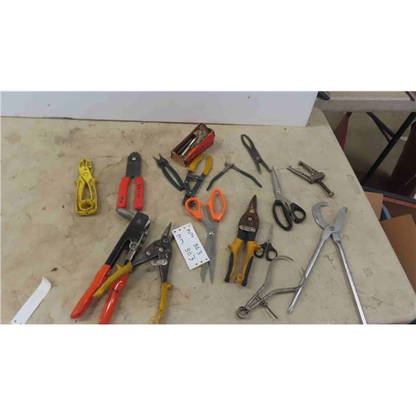 Tin Snips, Snap Ring Plyer, Threader, Stripper, Plus